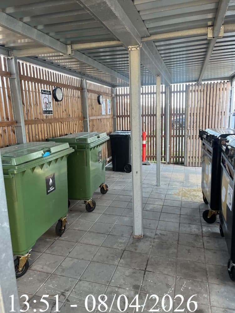 Bin shelter inspection photo
